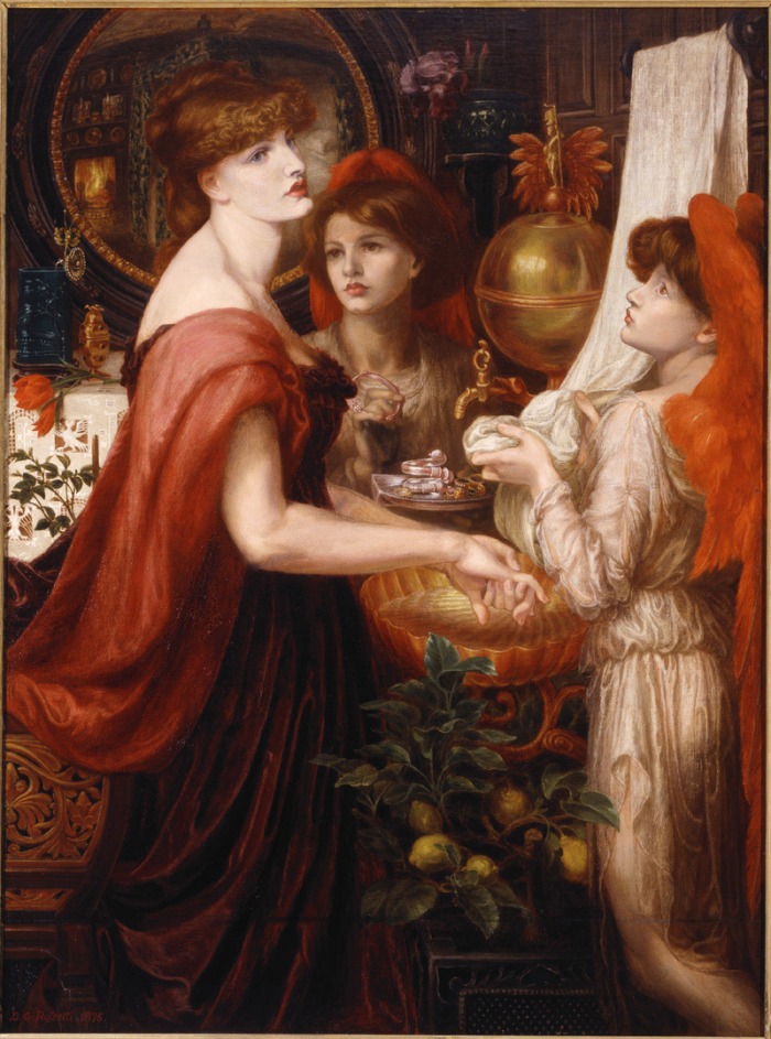 Dante Gabriel Rossetti, 'La Bella Mano', 1875