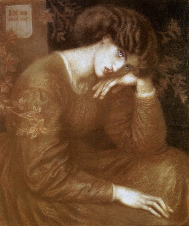 Dante Gabriel Rossetti, 'Reverie', 1868