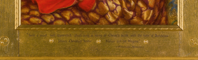 Detail of the frame of 'A Christmas Carol'