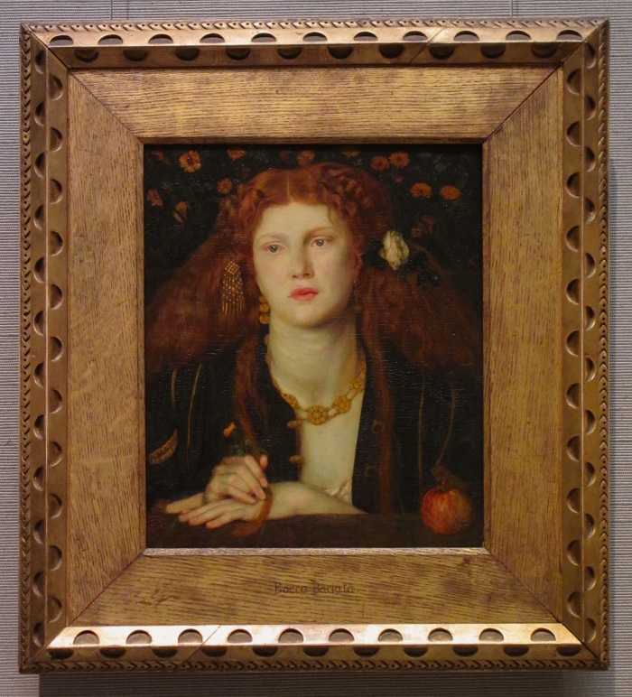 Dante Gabriel Rossetti, 'Bocca Baciata', 1859. Oil on panel, 